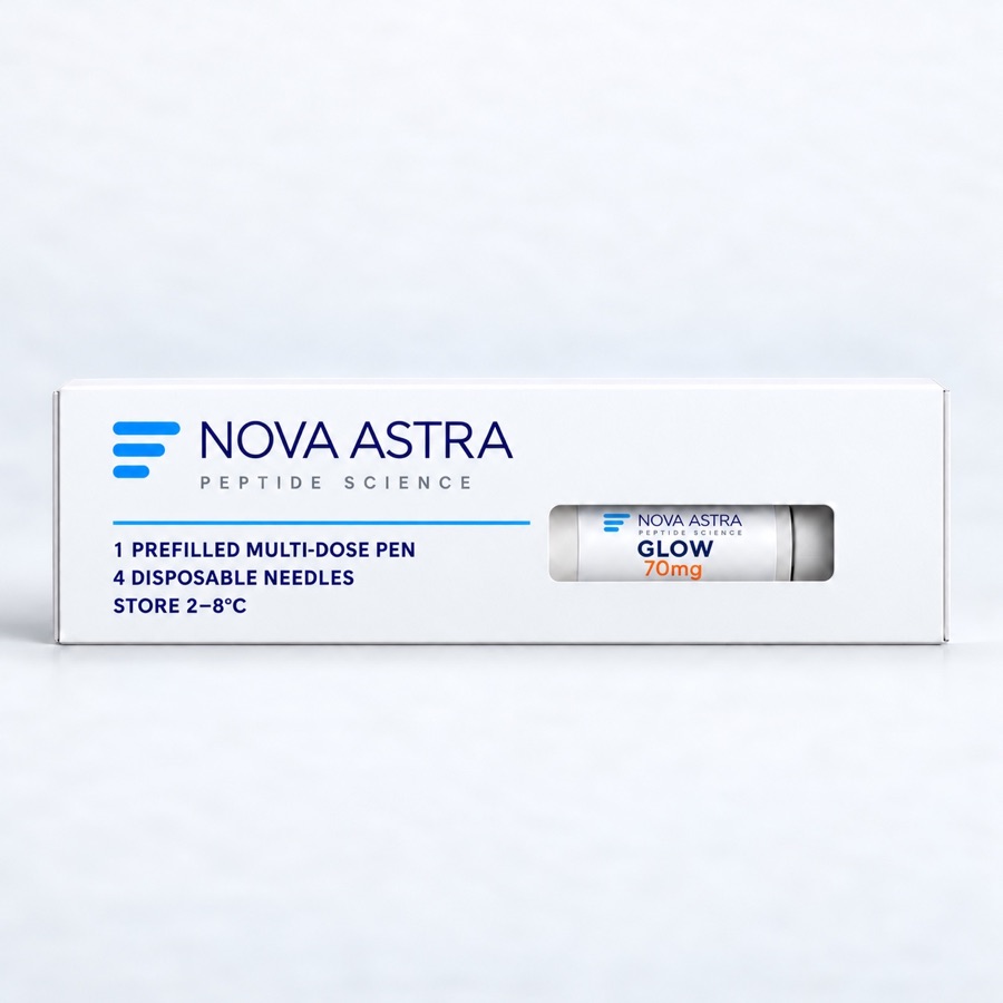 Nova Astra Glow 70 mg boxed pen