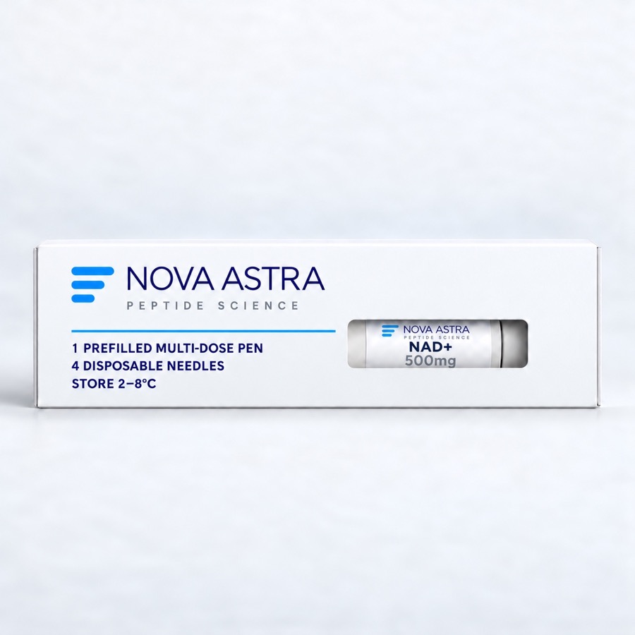 Nova Astra NAD+ 500 mg boxed pen